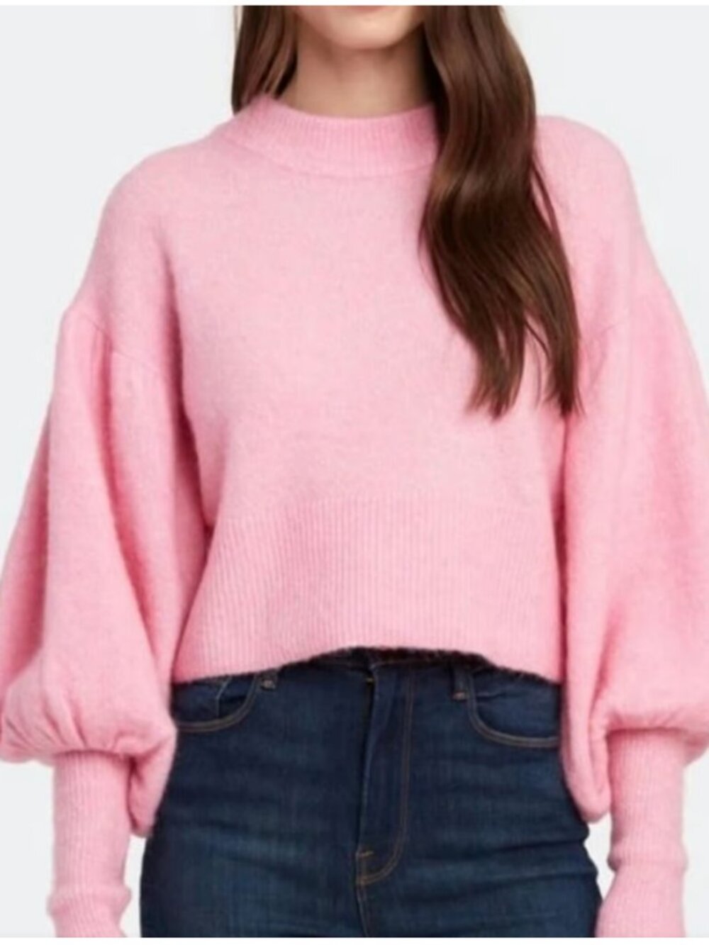 Baum Und Pferdgarten Coline Puff Sleeve Alpaca Blend Sweater